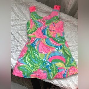 Lilly Pulitzer dress, size 2T, runs slightly small, could likely fit 18 months.